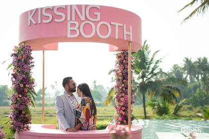 Photo-op and Signage — Pool Party decor — Alila Diwa Goa